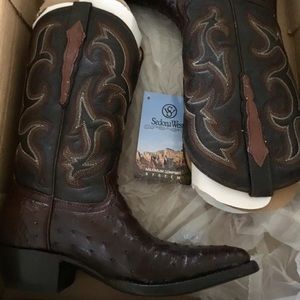 Sedona West Women’s Western boots Ostrich